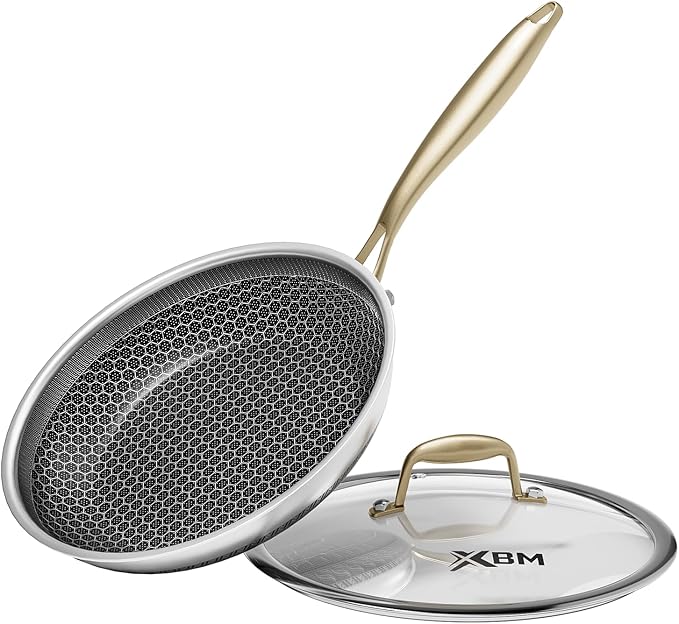 Honeycomb Stainless Steel Nonstick Frying Pan