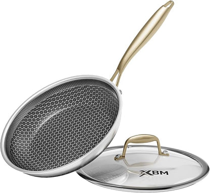 Honeycomb Stainless Steel Nonstick Frying Pan