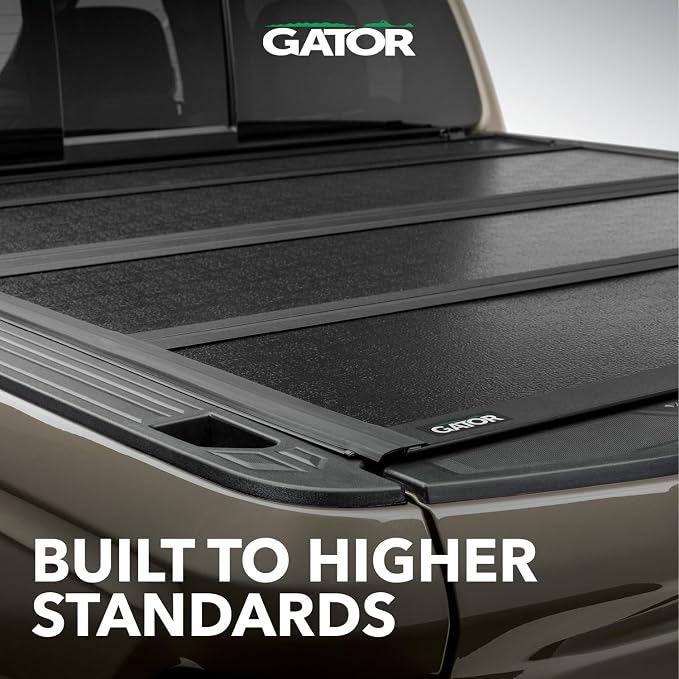 Gator FX Hard Quad-Fold Truck Bed Tonneau Cover | 8828227 | Fits 2019 - 2025 Dodge Ram 1500 w/o RamBox, Does Not Fit w/ Multi-Function (Split) Tailgate 5' 7" Bed (67.4")