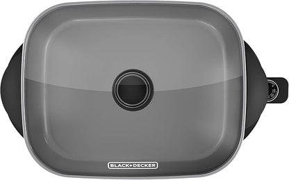 BLACK+DECKER Electric Skillet, Variable Temperature Control, Nonstick Cooking