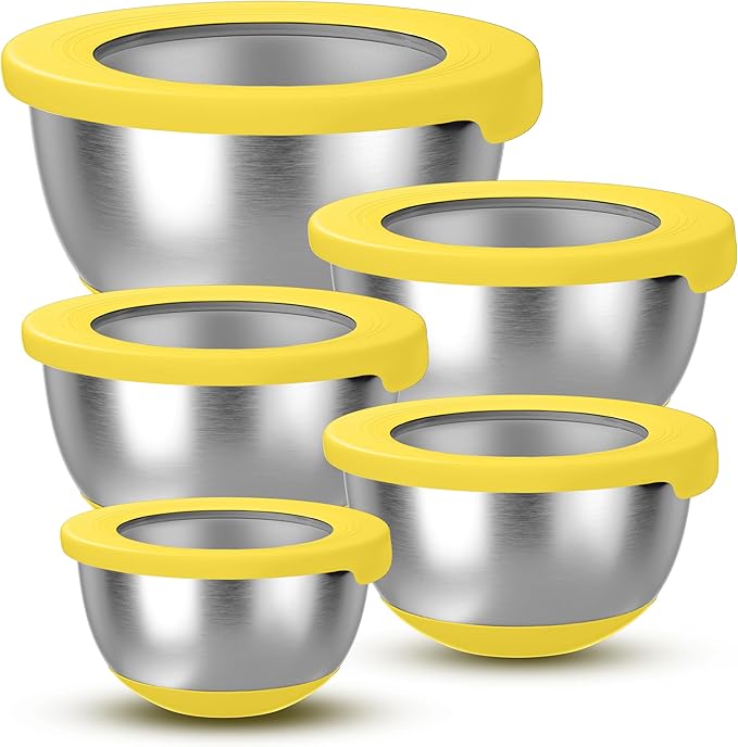 KITEISCAT Stainless Steel Mixing Bowls