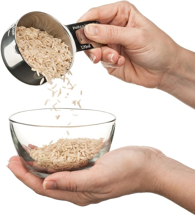 Hudson Essentials Stainless Steel Measuring Cups Set