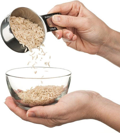 Hudson Essentials Stainless Steel Measuring Cups Set