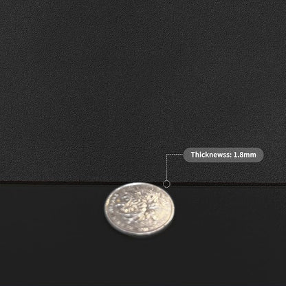 Table Cover,1.8mm Thick,24x48 Inch Desk Cover,Large Desk Mat,Table Protector,Table Cover Protector,Table Protectors for Rectangle Tables(Black+Black,24x48)