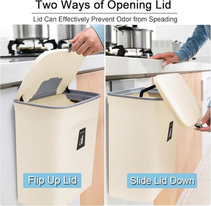 Tiyafuro 2.4 Gallon Kitchen Compost Bin