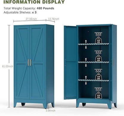 COFaR Home Farmhouse Storage Cabinet