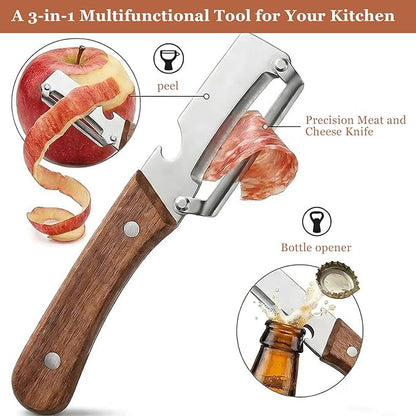2 Pack 2 in 1 Multifunctional Vegetable Peeler, Sharp Stainless Steel Blade