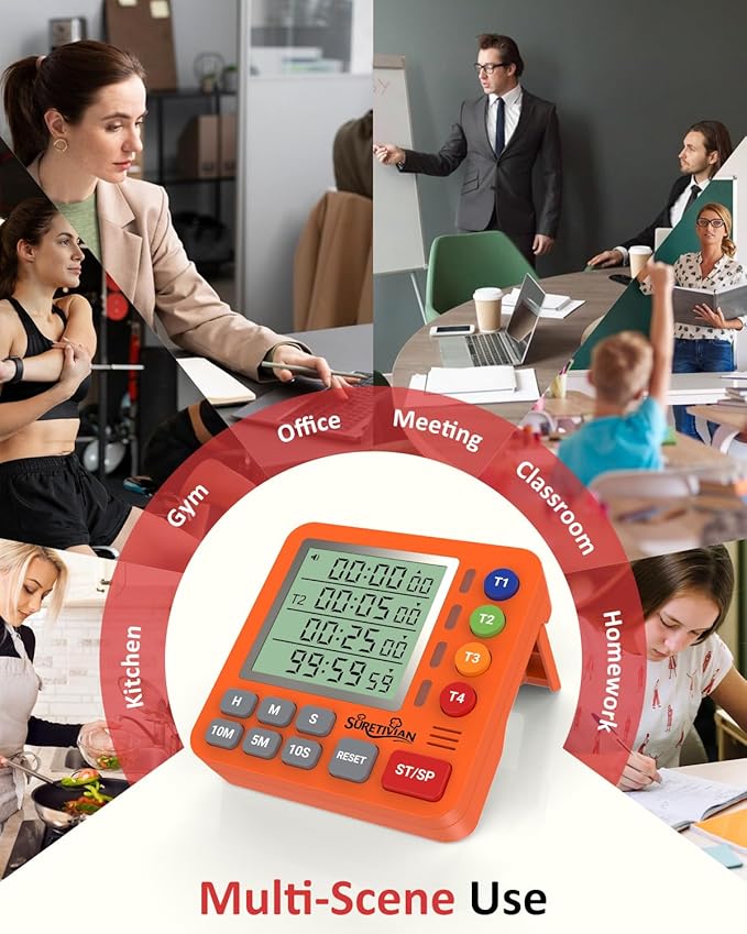 Digital Kitchen Timer for Cooking