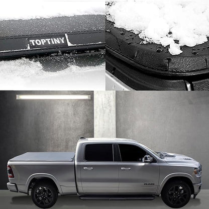Toptiny Soft Folding Truck Bed Tonneau Cover|STF037|Fits 2022-2026 Ford Maverick 4' 6" Bed (54.4")