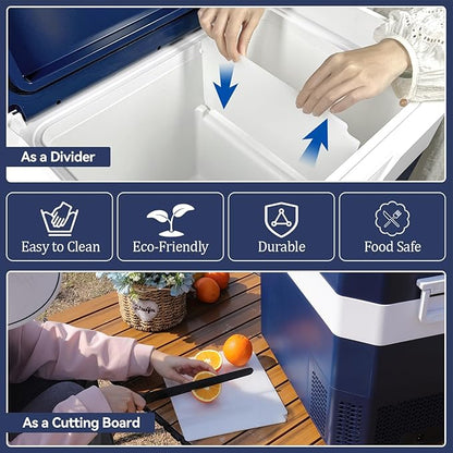 12 Volt Refrigerator Car Fridge Portable 12V 40 Quart Freezer Compressor Cooler