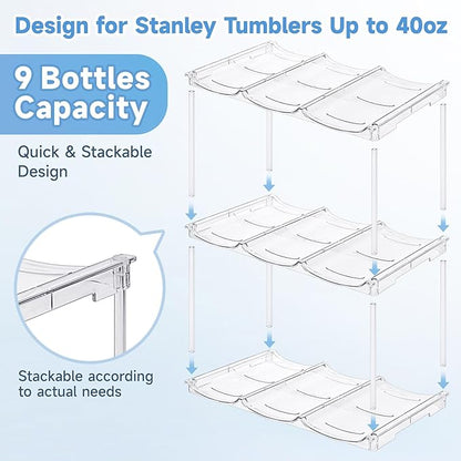 Stackable Water Bottle Organizer