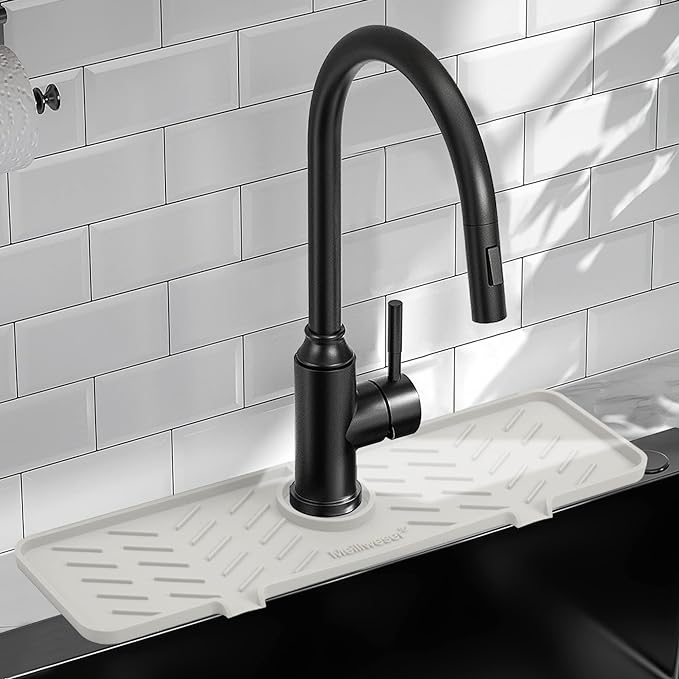 Silicone Faucet Mat for Kitchen Sink – Gen 2 Splash Guard
