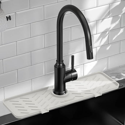 Silicone Faucet Mat for Kitchen Sink – Gen 2 Splash Guard