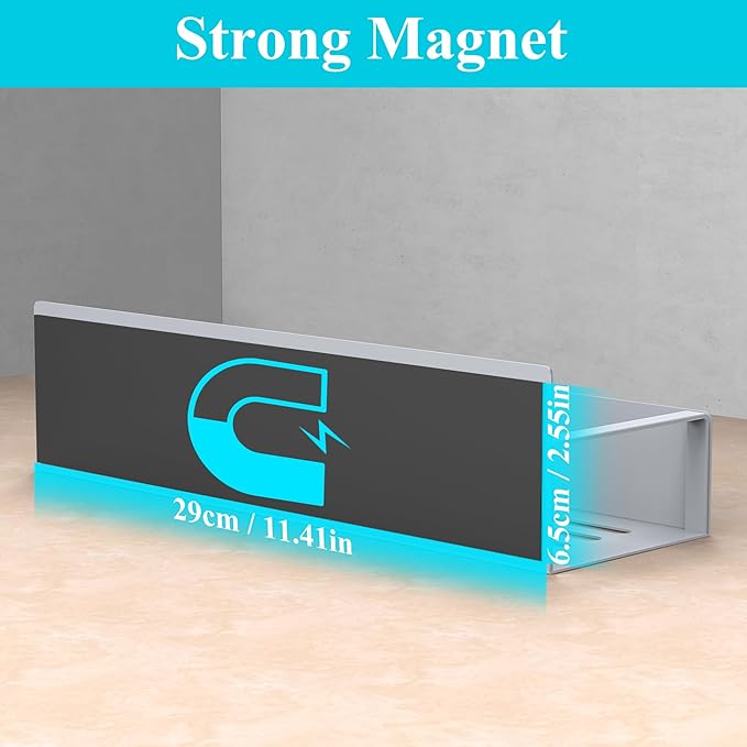 HuggieGems 4 Pack Magnetic Spice Storage Rack Organizer