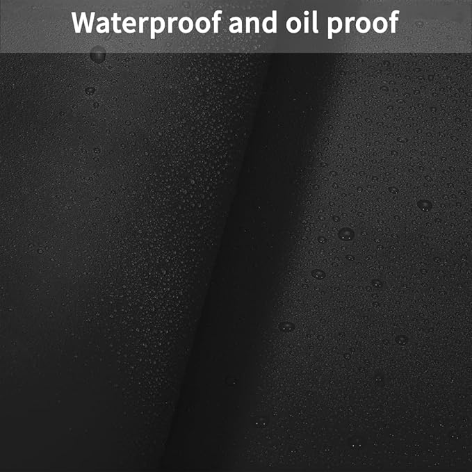 Dining Table Protector Pad - 42x76 Inch Waterproof Easy to Clean Can Conceal Flaws Protector The Table Top from Scratches Used for Dining (Black+Black 42x76)