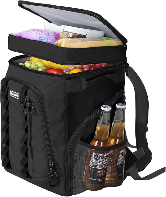 Beach Cooler Backpack for Men 36cans Insulated Backpack Cooler Lunch Bag for Women Camping Hiking Picnic Travel for 18 Hours Cooling 30L