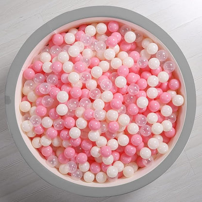 Ball Pit Balls Plastic Balls for Ball Pit Phathalate Free BPA Free Plastic Balls 100pcs 2.2" Set for Toddlers for Play Tent Tunnel