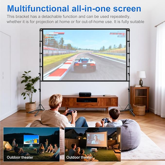 100-Inch Portable Projector Screen