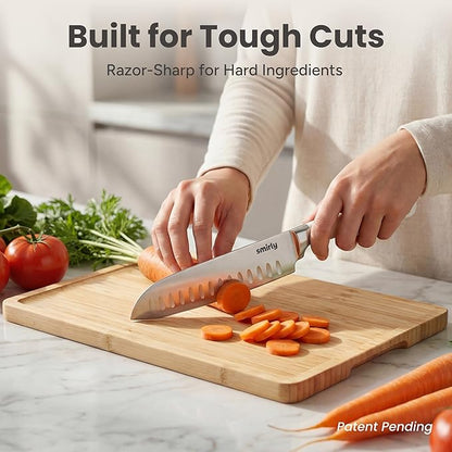 SMIRLY 14-Piece Kitchen Knife Set