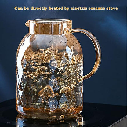 AEFPOYMXU 62oz Glass Pitcher