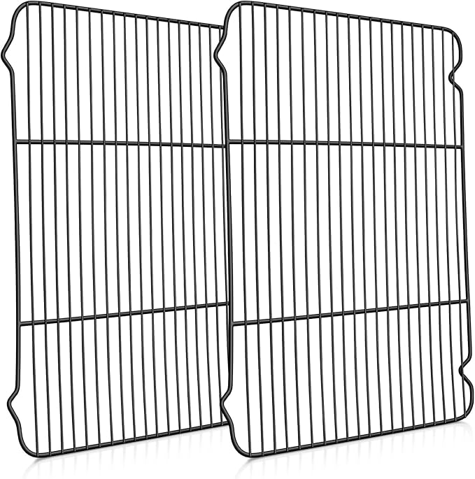 P&P CHEF Cooling Baking Rack Pack of 2, 16.6" x 11.5", Stainless Steel Cooling