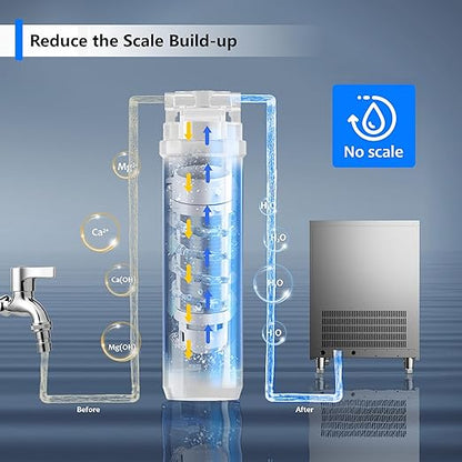 Coolake Commercial Ice Maker Machine 450lbs/24H