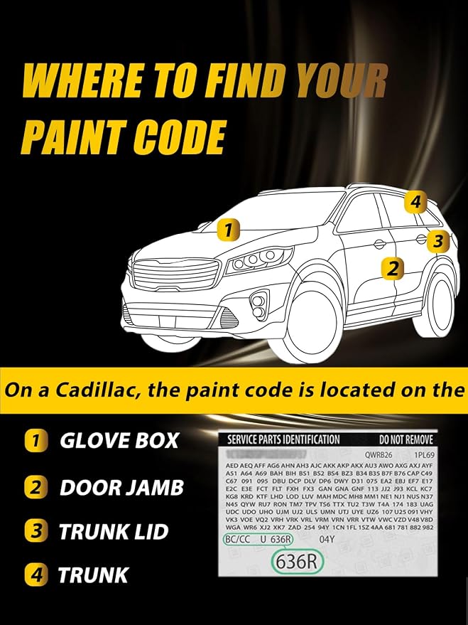 Touch Up Paint for Cadillac Opulent Blue Metallic(GTR/WA705U) Car Touch Up paint Genuine Exact Color Code Compatible With Cadillac Vehicle