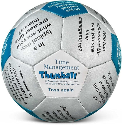Trainers Warehouse 6" Thumball Collection, 32 Prompts for Conversation, Team Building, Relationship and Training