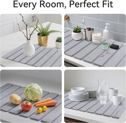 Stone Drying Mat for Kitchen Counter, Drying Matt Kitchen Counter, Quick Dry