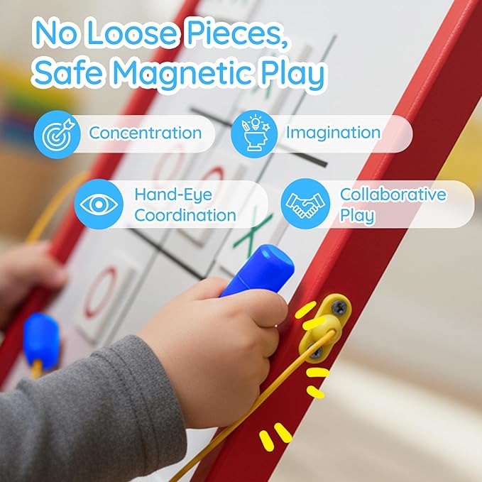 Magnetic Toddler Activity Wall Panel Toy – Interactive Wall Busy Board –