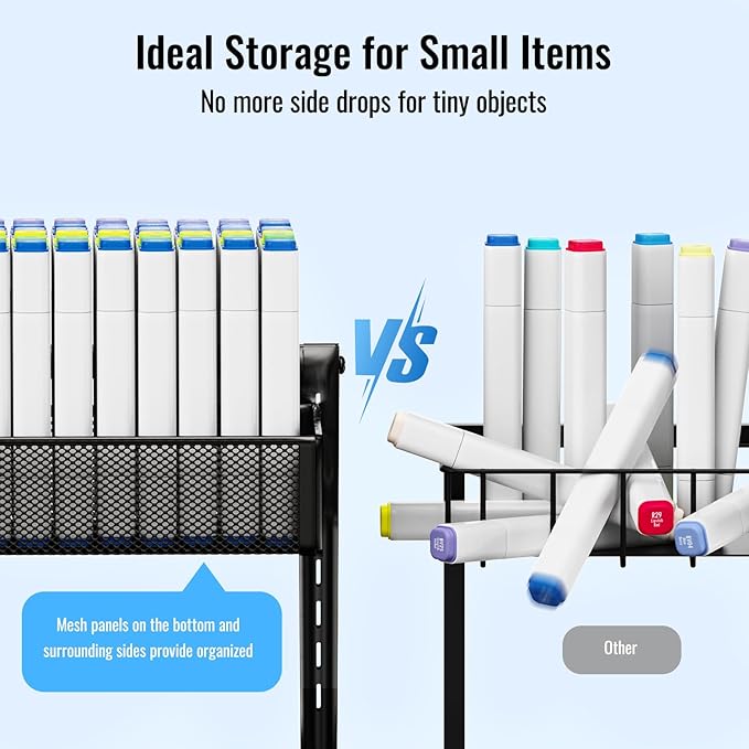2 Pack Under Sink Organizer and Storage, Metal Under Kitchen Sink Organizer, Slide Out Bathroom Organizers and Storage, Undersink Organizers for Kitchen Bathroom Cabinet