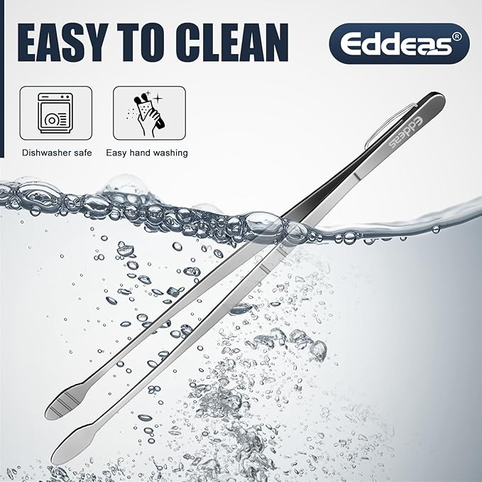 Kitchen Tweezers Tongs, Cooking Tweezers Stainless Steel - 3 Size 12'' 10'' & 8 inch Ideal for Meat, pasta, plating and pinching delicate small pieces of food, Set of 3