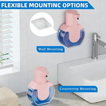 2Pack Automatic Soap Dispenser Touchless, Rechargeable Liquid Soap Dispenser