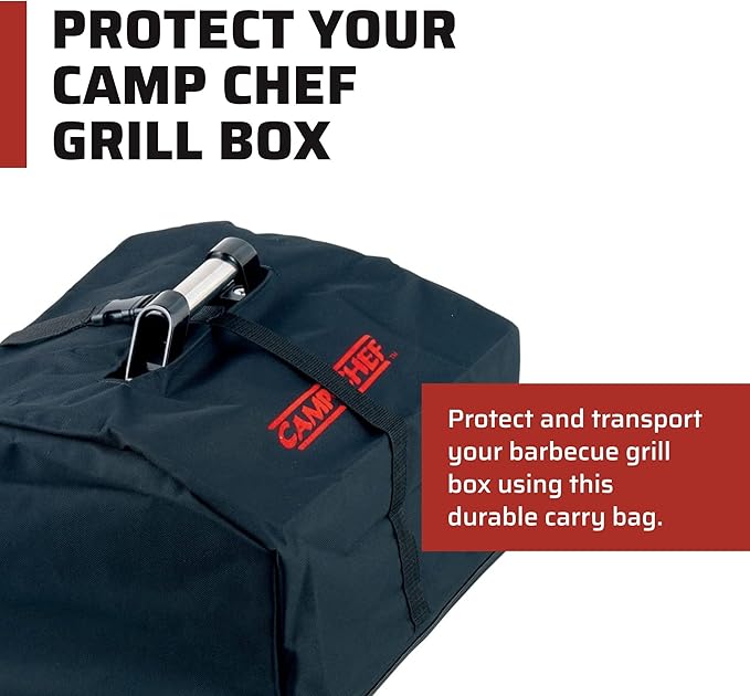 Camp Chef BBQ Grill Box Carry Bag - Carry Bag for Grill Box - Outdoor Cooking Equipment & Camping Gear - (Only compatible with BB100L or BB200W)