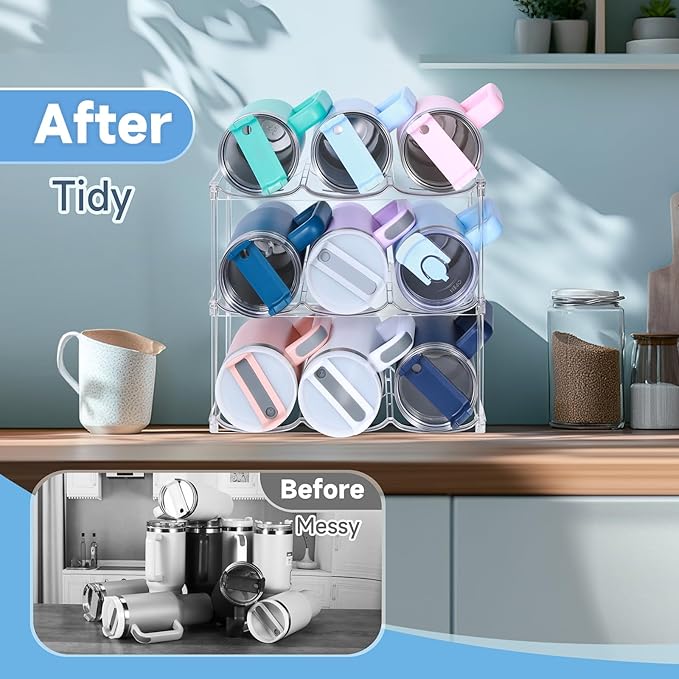 Stackable Water Bottle Organizer
