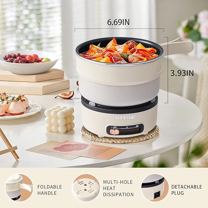 HYTRIC Electric Cooker, 2L Portable Electric Cooker