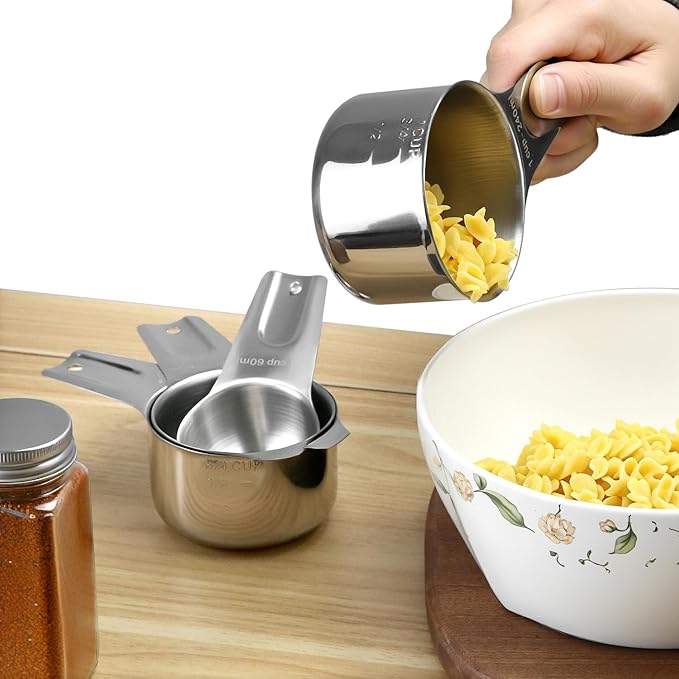 QWORK Stainless Steel Measuring Cups
