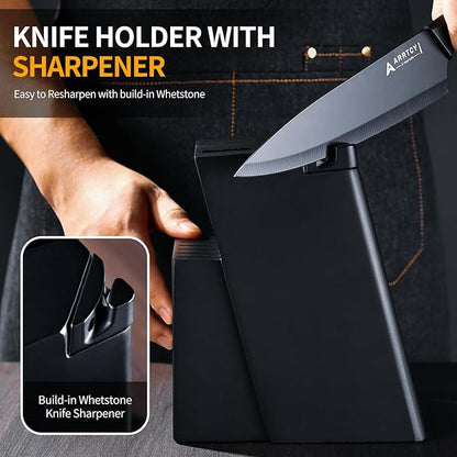 Knife Set with Block