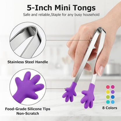 Shindel Mini Serving Tongs, Cute Kitchen Gadgets