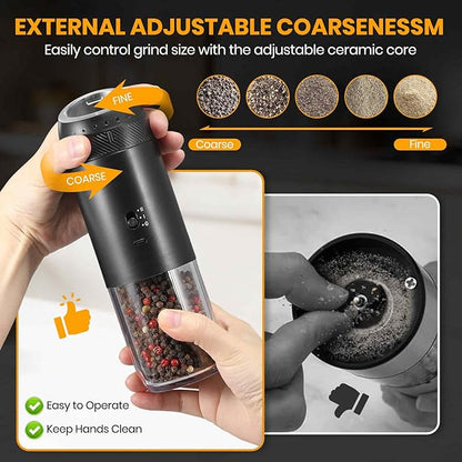 Gravity Electric Salt Grinder Set