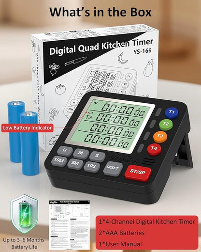 Digital Kitchen Timer for Cooking