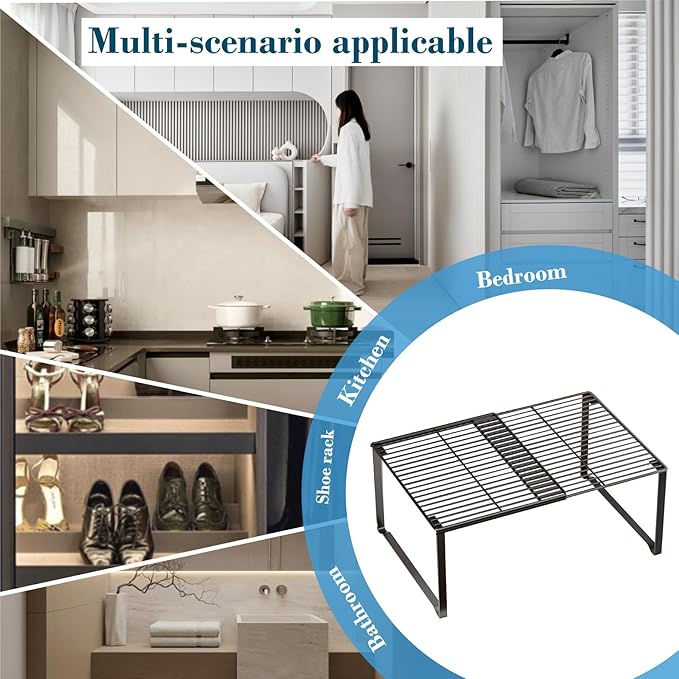 Extendable Metal Wire Shelf Organizer