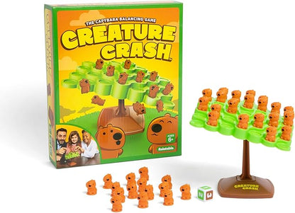 Creature Crash™ by Relatable – The Capybara Balancing Game, Ages 6 and Up. an Adorable Kids Games That Combines Skill and Action, a Perfect Addition to Family Game Night