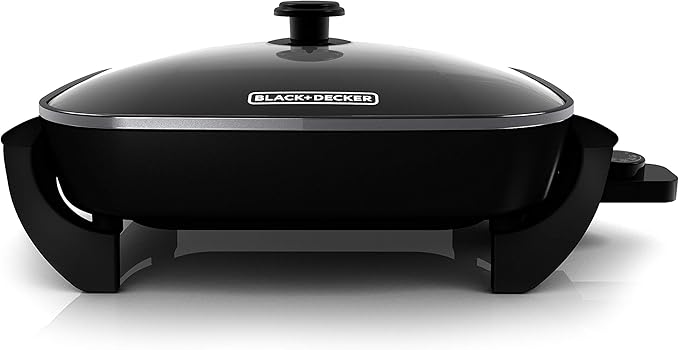 BLACK+DECKER Electric Skillet, Variable Temperature Control, Nonstick Cooking