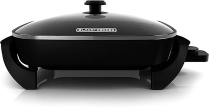BLACK+DECKER Electric Skillet, Variable Temperature Control, Nonstick Cooking