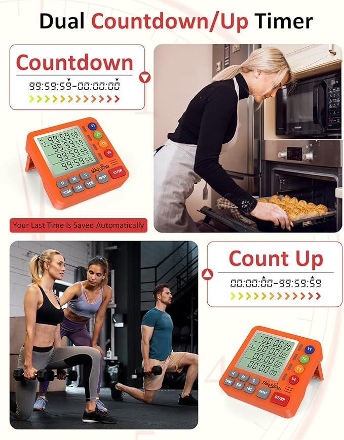 Digital Kitchen Timer for Cooking