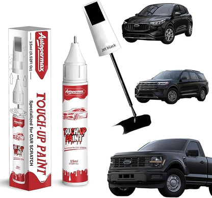Black Touch Up Paint for Subaru, Exact Color Match Car Paint Scratch Repair, Quick and Easy Fix Chips and Nicks Scuff(Jet black)