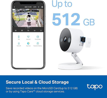 Tapo 2K+ Indoor/Outdoor Wired Security Camera
