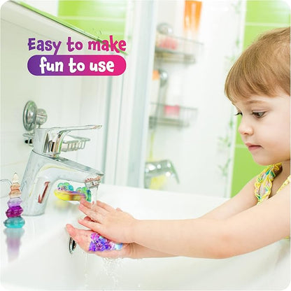 Dan&Darci Unicorn Soap Making Kit - Girls Christmas Crafts DIY Project Age 6+ Year Old Kids - Unicorn Girl Gifts - Science Activity Teenage Gift - Make Your Own Soap - Craft Toys Ages 6 7 8 9 10 11 12