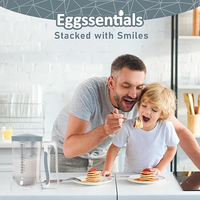 Eggssentials Pancake Dispenser – Easy Control Cake Mix Dispenser